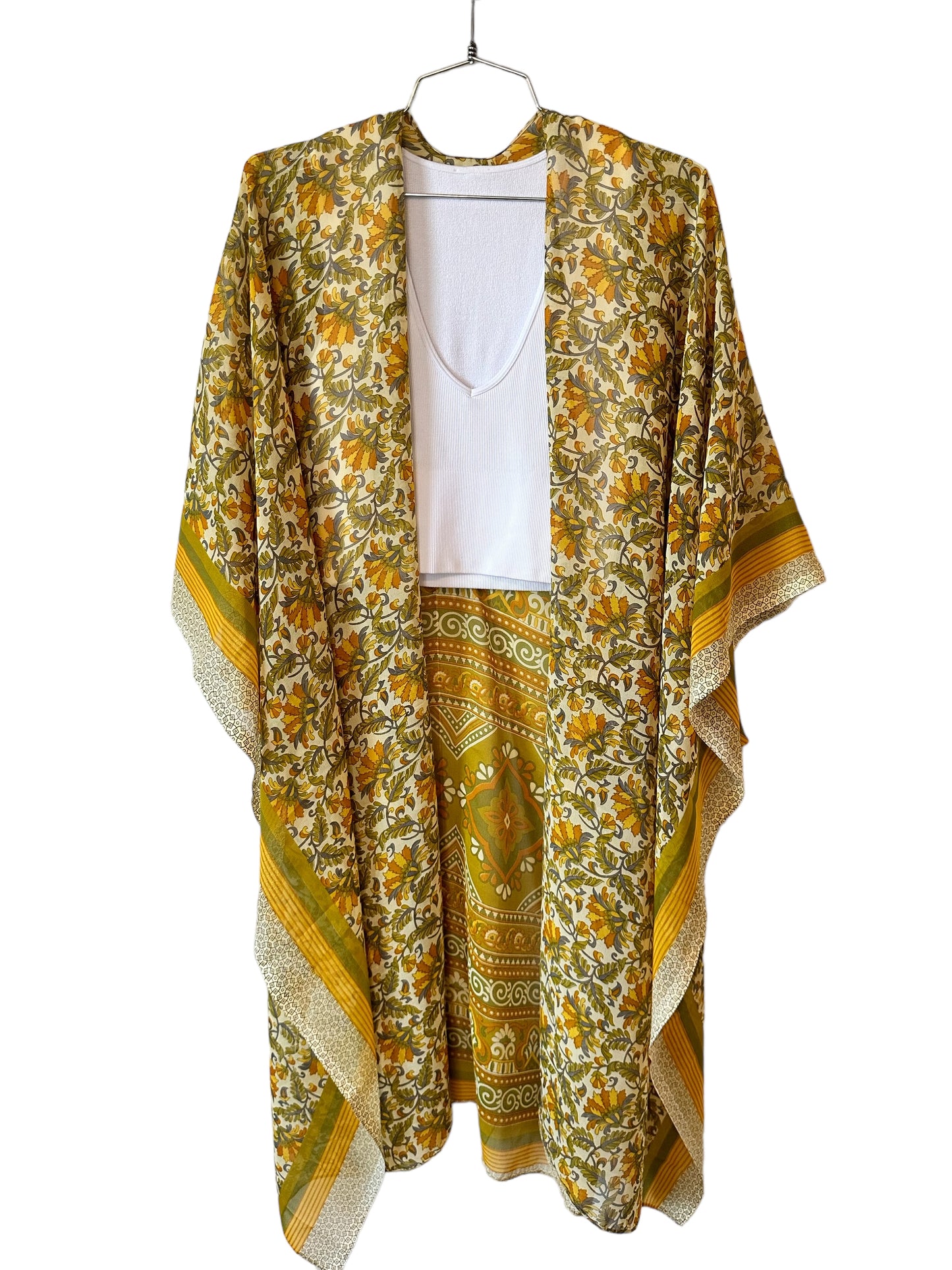 Champagne Hippy- Positano Kimono