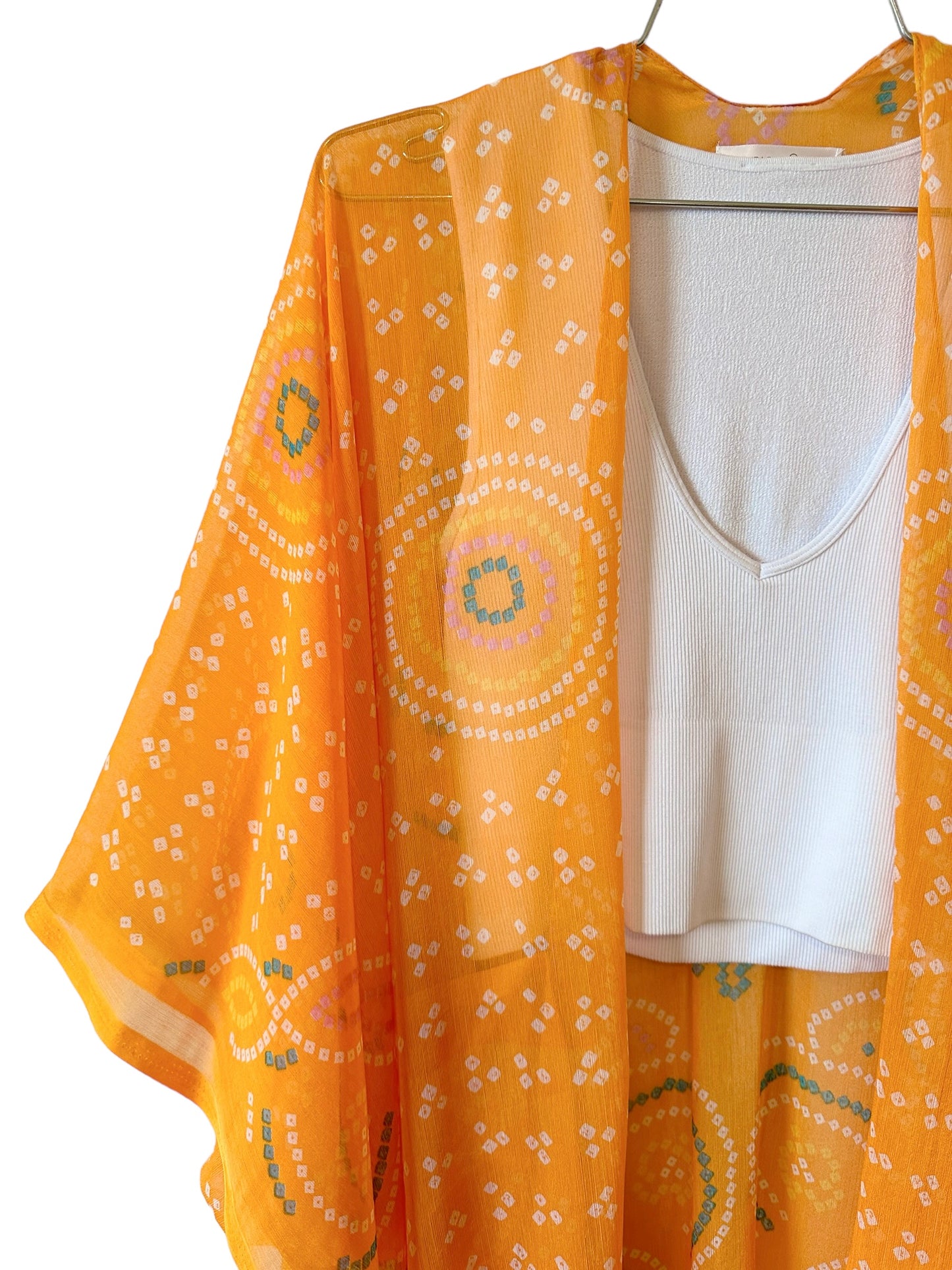 Champagne Hippy- Orange Crush Kimono