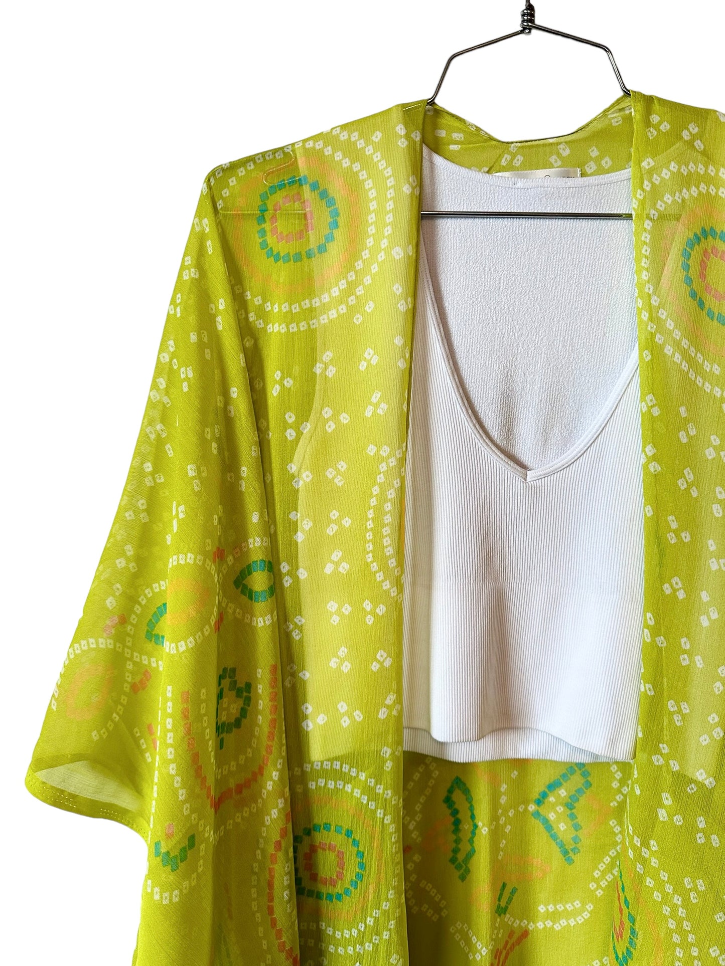 Champagne Hippy- Lemon Lime Kimono