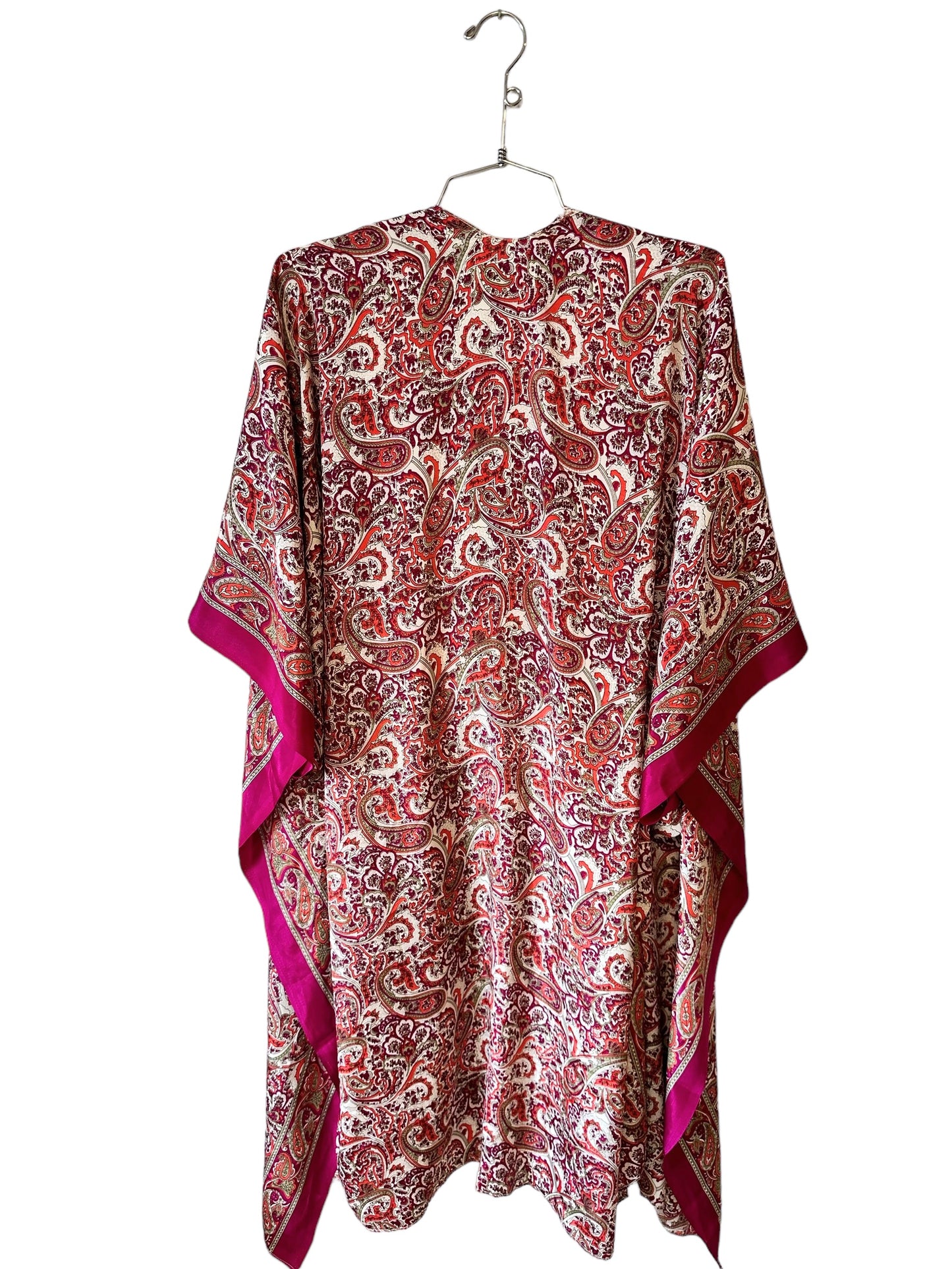 Champagne Hippy- Paisley Pink Kimono