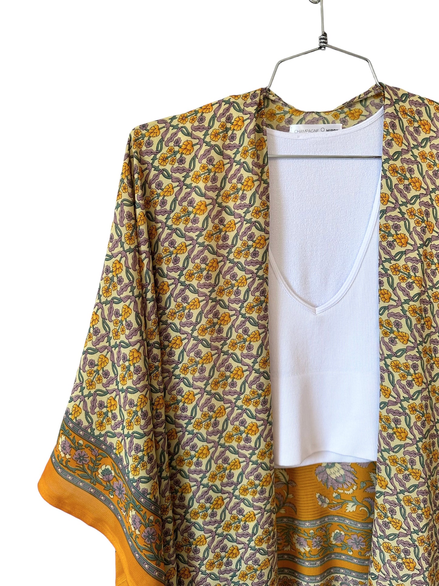 Champagne Hippy- Pumpkin Spice Kimono