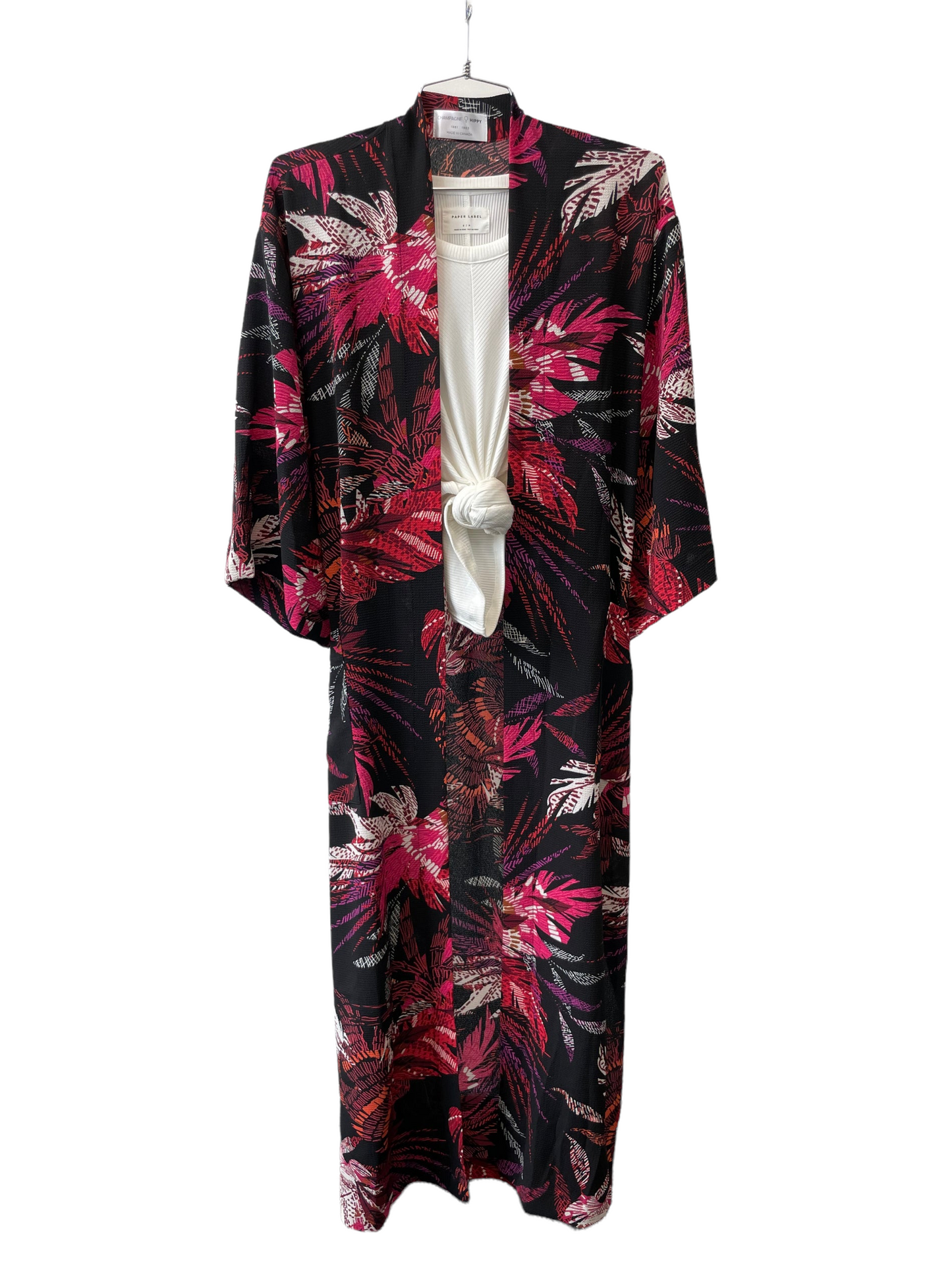 Champagne Hippy - The Tropics Robe in Multi Print