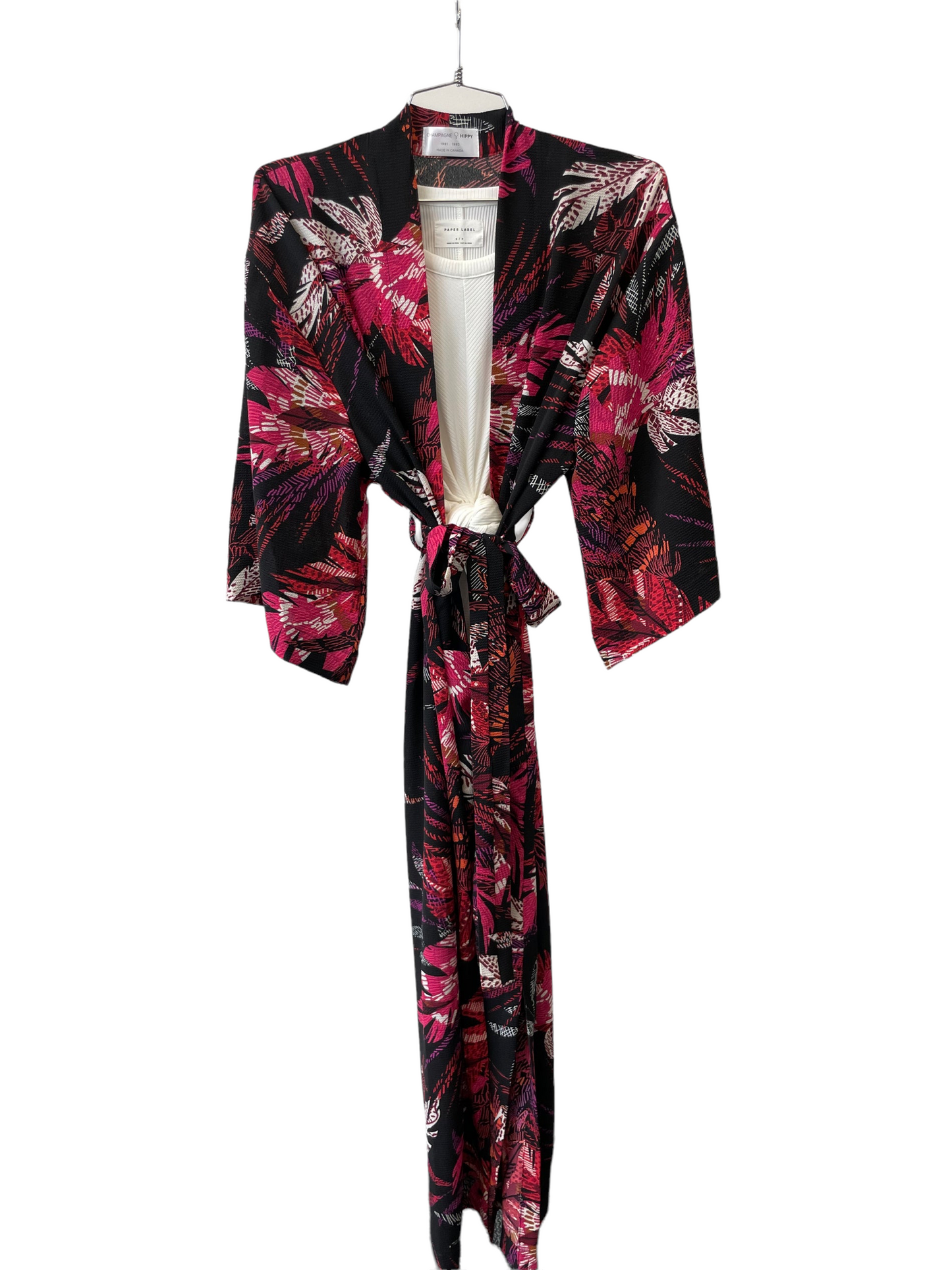 Champagne Hippy - The Tropics Robe in Multi Print